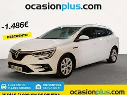 Blanco Usado 2021 Renault Mégane GrandTour Intens Familiar | 14.864 € (Buen precio)