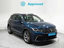 Azul Usado 2021 VW Tiguan R-line SUV | 34.000 € (Precio justo)