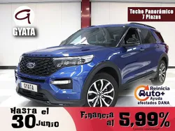 Azul Usado 2021 Ford Explorer ST-Line SUV | 46.990 € (Precio justo)