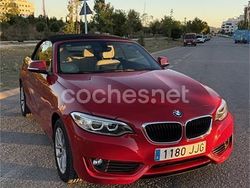 Rojo Usado 2015 BMW 218 Descapotable | 17.900 € (Precio justo)