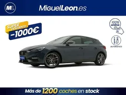Azul Usado 2021 Seat Leon FR Familiar | 19.985 € (Precio justo)
