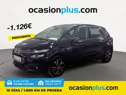 Negro Usado 2017 Citroën C4 Feel Monovolumen | 12.290 € (Precio justo)