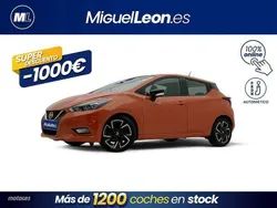 Naranja Usado 2021 Nissan Micra Utilitario | 15.485 € (Un poco caro)