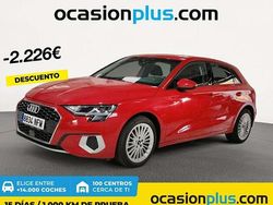 Rojo Usado 2022 Audi A3 Sportback Advanced Utilitario | 21.512 € (Precio justo)