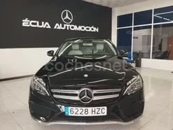 Negro Usado 2014 Mercedes C220 AMG line Berlina | 16.500 € (Un poco caro)