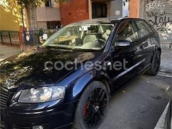 Azul Usado 2008 Audi A3 Ambition Berlina | 7499 € (Precio justo)