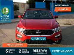 Rojo Usado 2021 VW T-Roc Cabriolet Style Descapotable | 17.690 € (Precio justo)