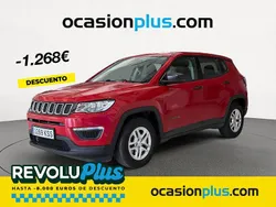 Rojo Usado 2018 Jeep Compass Sport SUV | 13.490 € (Buen precio)