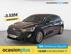 Azul Usado 2018 Ford Focus Titanium Berlina | 15.150 € (Precio justo)
