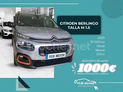 Gris / plata Usado 2020 Citroën Berlingo Shine Monovolumen | 16.995 € (Un poco caro)