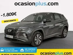 Gris Usado 2021 Hyundai Tucson SUV | 18.091 € (Precio justo)