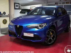 Azul Usado 2020 Alfa Romeo Stelvio Veloce SUV | 37.000 € (Un poco caro)