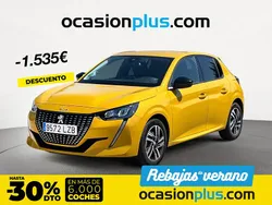 Amarillo Usado 2022 Peugeot 208 Allure Utilitario | 16.890 € (Precio justo)