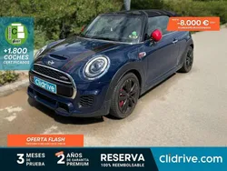 Azul Usado 2017 Mini John Cooper Works Cabriolet Descapotable | 20.990 € (Buen precio)