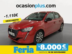 Rojo Usado 2023 Peugeot 208 Active Utilitario | 12.300 € (Precio justo)