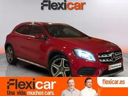 Rojo Usado 2017 Mercedes GLA220 AMG line SUV | 20.790 € (Precio justo)