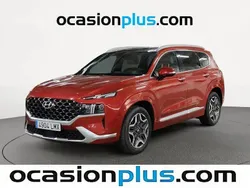 Rojo Usado 2021 Hyundai Santa Fe Style SUV | 32.719 € (Buen precio)