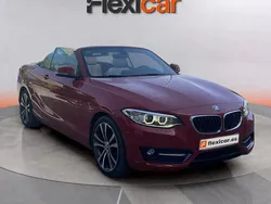 Rojo Usado 2015 BMW 218 Descapotable | 17.990 € (Precio justo)