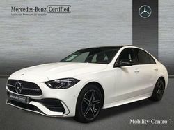 Blanco polar pintura unicolor Usado 2024 Mercedes C300 AMG line Berlina | 45.900 €