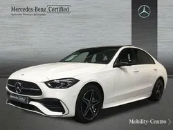 Blanco polar pintura unicolor Usado 2024 Mercedes C300 AMG line Berlina | 58.250 €