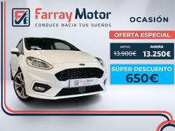 Blanco Usado 2018 Ford Fiesta ST-Line Utilitario | 13.250 € (Un poco caro)