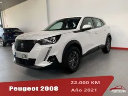 Blanco Usado 2021 Peugeot 2008 Style SUV | 18.200 € (Precio justo)