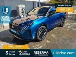 Azul Usado 2024 Peugeot e-3008 GT SUV | 34.590 €