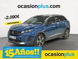 Azul Usado 2021 Peugeot 3008 GT SUV | 22.999 € (Caro)