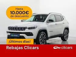 Blanco Usado 2021 Jeep Compass Limited SUV | 21.990 € (Precio justo)