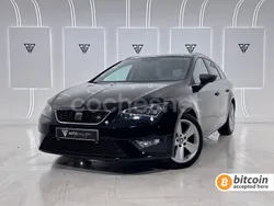 Negro Usado 2015 Seat Leon FR Familiar | 12.500 € (Precio justo)