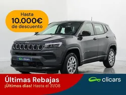 Gris / plata Usado 2024 Jeep Compass Longitude SUV | 28.590 € (Precio justo)
