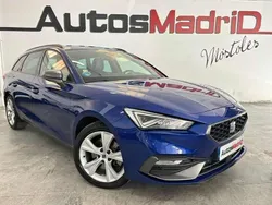 Azul Usado 2020 Seat Leon ST FR Familiar | 17.490 € (Precio justo)