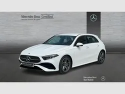 Blanco Usado 2024 Mercedes A200 AMG line Berlina | 34.490 € (Precio justo)