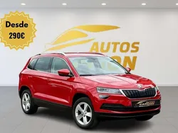 Rojo Usado 2020 Skoda Karoq SportLine SUV | 19.890 € (Precio justo)