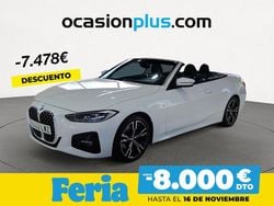 Blanco Usado 2022 BMW 420 Descapotable | 37.400 € (Precio justo)