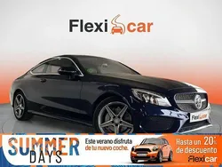 Azul Usado 2016 Mercedes C220 Coupe | 25.790 € (Precio justo)