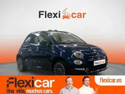 Azul Usado 2016 Fiat 500 Lounge Descapotable | 8990 € (Precio justo)