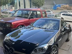 Negro Usado 2012 Mercedes SLK200 Descapotable | 21.500 € (Un poco caro)