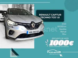 Gris / plata Usado 2022 Renault Captur Techno SUV | 15.995 € (Precio justo)