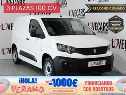 Blanco Usado 2021 Peugeot Partner S Monovolumen | 10.500 € (Precio justo)