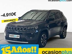 Gris Usado 2022 Jeep Compass Limited SUV | 21.082 € (Precio justo)