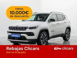 Blanco Usado 2021 Jeep Compass Limited SUV | 21.990 € (Precio justo)