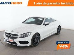 Blanco Usado 2016 Mercedes C220 AMG line Descapotable | 26.499 € (Precio justo)