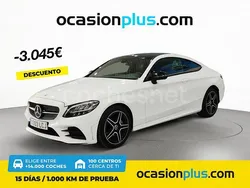 Blanco Usado 2019 Mercedes C220 Coupe | 33.500 € (Precio justo)