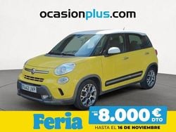Amarillo Usado 2016 Fiat 500L Trekking Monovolumen | 9650 € (Precio justo)