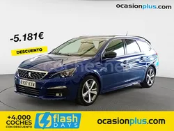 Azul Usado 2019 Peugeot 308 GT-line Familiar | 15.200 € (Un poco caro)