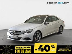 Gris plata Usado 2014 Mercedes E300 Avantgarde Berlina | 16.300 € (Precio justo)
