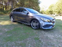 Gris / plata Usado 2017 Mercedes CLA220 Shooting Brake AMG line Familiar | 19.700 € (Super precio)