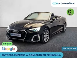 Negro Usado 2021 Audi A5 Cabriolet S-Line Descapotable | 34.354 € (Buen precio)