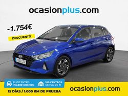 Azul Usado 2021 Hyundai i20 Berlina | 13.450 € (Precio justo)